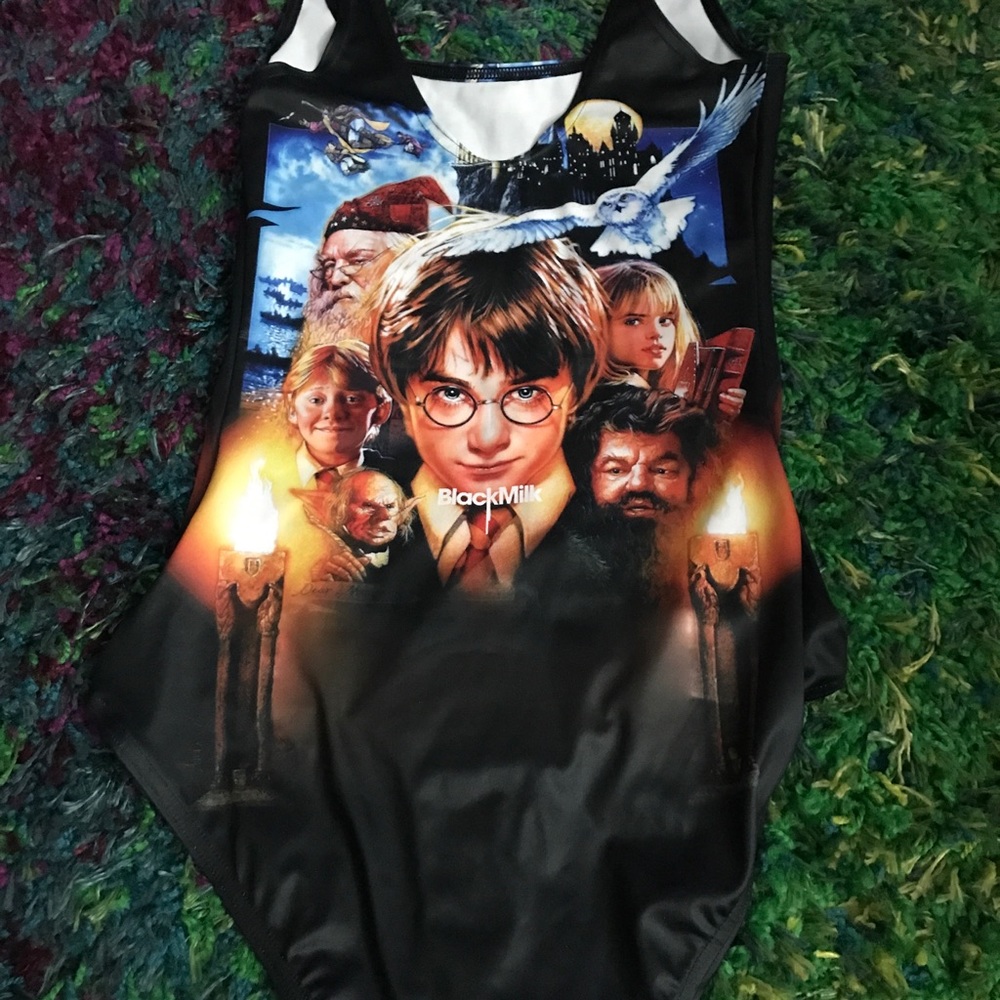 Black Milk Harry Potter First Year Swim BNWOT - Picture 4 of 5